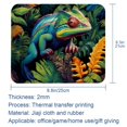 thumbnail image 5 of Chameleon Square Gaming Mouse Pad Desk Mat, 8.3x9.8 Inch, Non-Slip Rubber Bottom, Printed, Suitable for Office and Gaming, 5 of 6