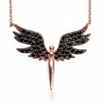 thumbnail image 5 of LADORIN Angel Wings Necklace - 925 Sterling Silver Necklace with Special Wooden Gift Box, 5 of 8