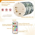 thumbnail image 5 of Yayeee Flameless Candles with Remote Flickering Battery Operated Multi Color Changing, Blue Blossom, 5 of 7