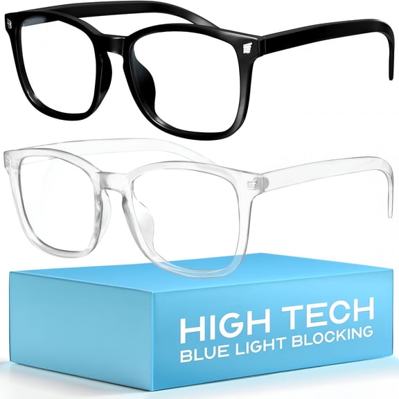 HBMYN Blue Light Glasses - Blue Light Blocking Computer Glasses - Screen Fatigue & Uv Protection