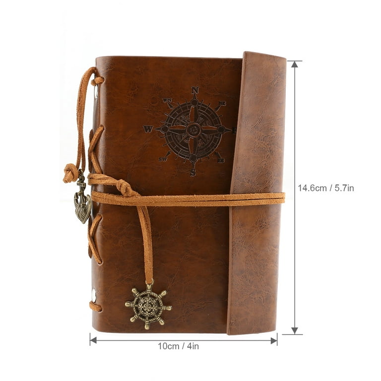 Small Sketchbook 3x5 Password Lock Notebook A5 PU Leather