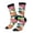 3 Black, variant on Lantern Koi Fish Print Adult Socks for Men & Women,Calf Socks, Ankle Socks,Boots Socks,Breathable Casual Sock,Unisex Crew Socks