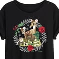 thumbnail image 3 of Disney Bambi - Christmas - Family In The Forest - Juniors Ideal Flowy Muscle T-Shirt, 3 of 5