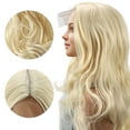 thumbnail image 6 of Unique Bargains 1 Pc Big Curly Long Hair Hair Wig High Temperature Fiber 30in Human Wig Gold Tone for Women, 6 of 6