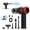 Black-Red, variant on Pentantan Car Vacuum Cleaner, 12000PA Powerful Sutions Cordless Handheld Vacuum, 2 Speeds Lightweight Mini Vacuum Blow & Suction for Car, Keyboard, Home, Black