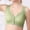 Green, variant on Fatuov Plus Size Wirefree Bras for Women Front Closure Full Coverage Push-Up Bralettes for Everyday, Sexy Thin Breathable Bras