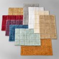 thumbnail image 2 of Superior BATHRUG-CH2PC-TO Ensemble de Tapis de Bain en Coton à Carreaux - Toast, 2 Pcs, 2 of 6