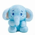 thumbnail image 2 of Adorable Elephants Plush Toy with Bow Tie, Soft Stuffed Animal Doll for Girls, Princess Inspired Gift for Kids, Baby Shower, Birthday Present, Cute Collectible, 2 of 6