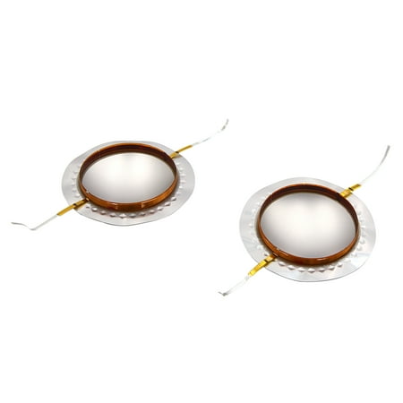 2pcs 44.4mm Tweeter Sound Speaker Diaphragm Horn Voice Coil Replacement for