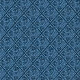 thumbnail image 1 of Ahgly Company Indoor Square Patterned Blue Novelty Area Rugs, 5' Square, 1 of 6