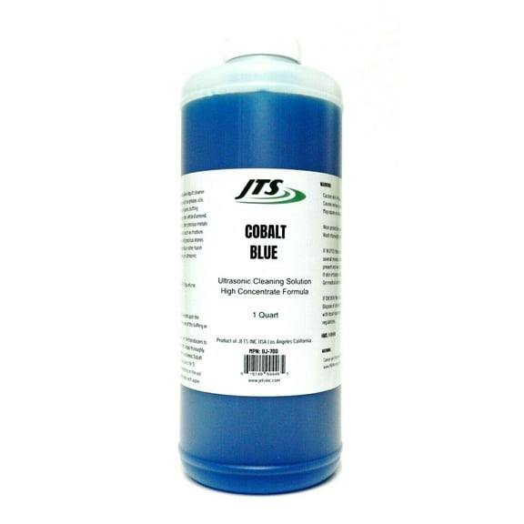 Ultrasonic Cleaner Solution JTS Cobalt Blue 1 Quart Cleaning Jewelry & Compounds