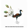thumbnail image 2 of D-Art Collection Tin Metal and Iron New Peacock Decor Figurine in Multi-Color, 2 of 2