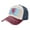 Navy And Red, variant on Lluxembourgers-Civil-Ensign Pattern Baseball Cap Distressed Adjustable Vintage Cotton Denim Hat for Women Men