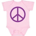 thumbnail image 3 of Inktastic Purple Peace Sign Boys or Girls Baby Bodysuit, 3 of 5