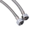 thumbnail image 4 of Stainless Steel Braided Hose for Kitchen Faucets Durable 60cm Inlet Pipe for Hot and Cold Water Universal Compatibility with Washbasins 2-Pack, 4 of 5