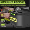 thumbnail image 7 of 2 Pack 8000mAh 18V Replacement Battery for Ryobi 18V Battery Compatible with Ryobi Battery Fits for Ryobi Battery 18V Safe and Long-Lasting P102 P103 P104 P105 P107 P108 P109 P190 P122, 7 of 7