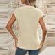 thumbnail image 5 of mfyjkho Camisetas Sin Mangas Para Mujer, Jersey De Punto De Color Liso Con Cuello En V Para Mujer, Estilo Informal Y Moderno. Vestidos Maxi Para Mujer M, 5 of 7
