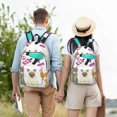 thumbnail image 4 of Fotbe Pet Care Grooming Mochila de Lona con Estampado, Mochila Duradera, Mochila Versátil de Alta Calidad, Mochila Compacta Vintage-Medium, 4 of 5