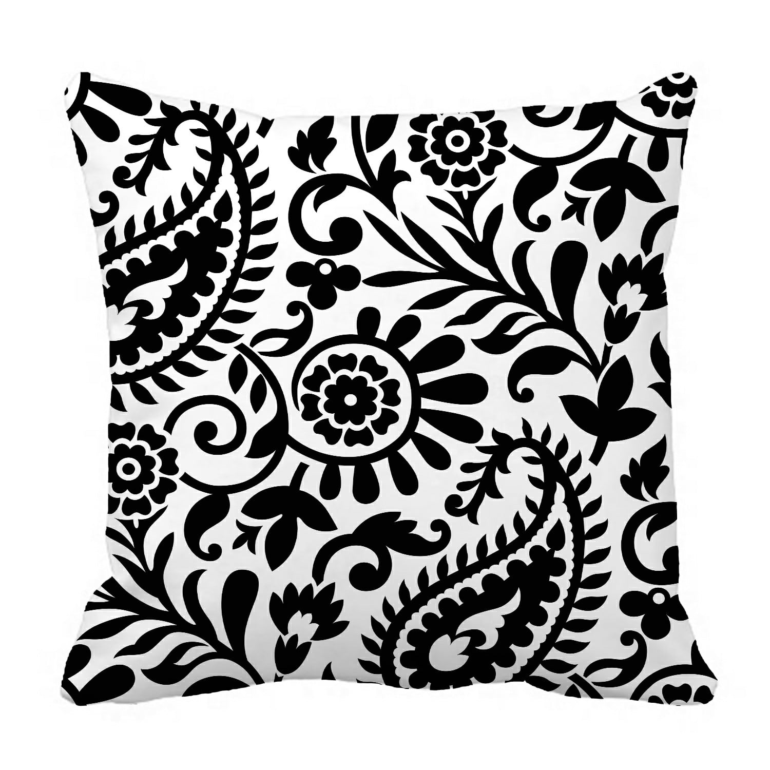 ABPHQTO Paisley Black White Pattern Pillow Case Pillow Cover Pillow