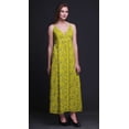 thumbnail image 4 of Bimba Bird Women Summer Printed V Neck Long Maxi Dress Holiday Resort Wear-XX-Large, 4 of 6