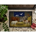 thumbnail image 3 of Caroline's Treasures Asa2205mat Animals at Crib Nativity Christmas Scene Door Mat Indoor Rug or Outdoor Welcome Mat 18 inch x 27 inch, Multicolor, 3 of 4
