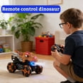 thumbnail image 3 of Remote Control Dinosaur Car For Men - Rechargeable RC Dinosaur Toy with Lights and Sounds - Birthday Gift Electric/Robot Dino Vehicle, B, 1Pcs, 3 of 5