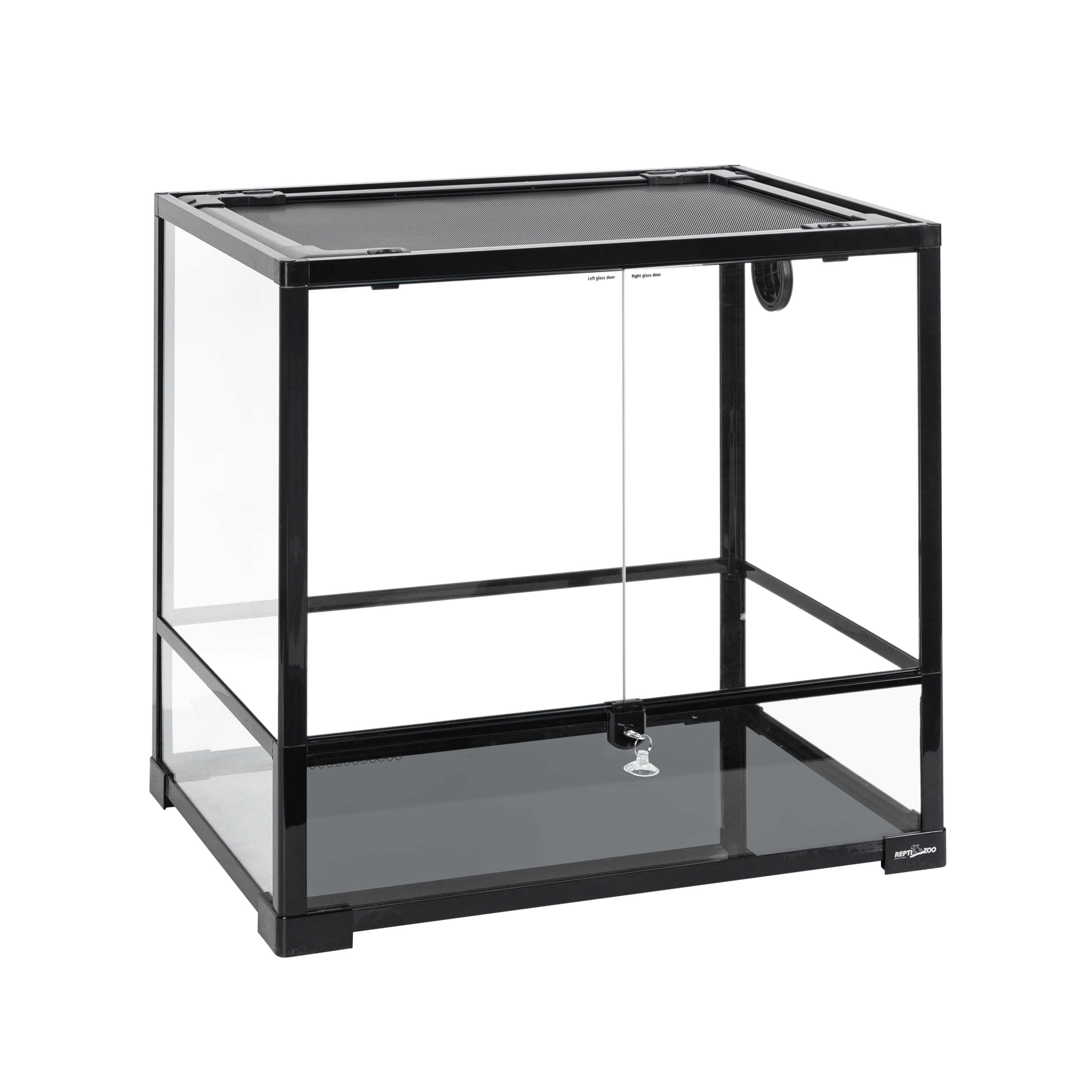 REPTIZOO Reptile Glass Terrarium with Double Hinge Door 24" x 18" x 24