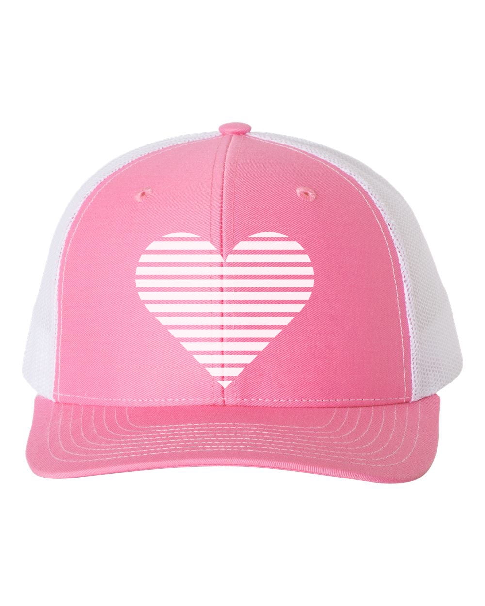 pink heart hat