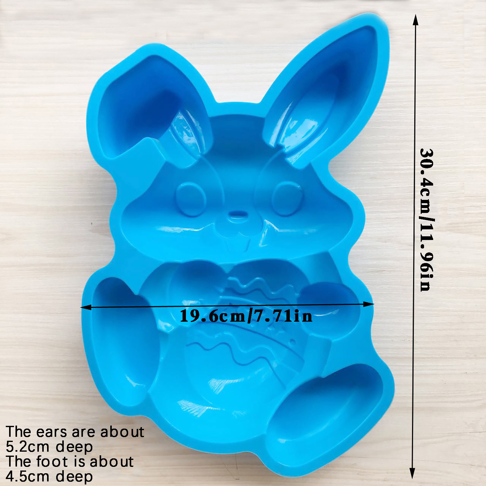 Moules En Silicone Pour Pâques LUMOOM - Lot De 2, Formes Lapin, Réutilisables, Pour Décorations 3D