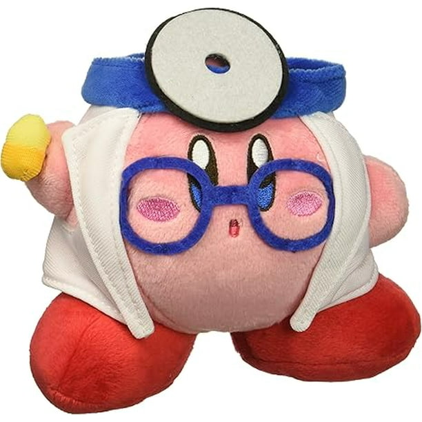 Little Buddy 1680 Kirby Adventure All Star Doctor Plush, 5""", Multi-Colored
