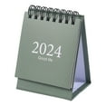 thumbnail image 2 of Tnobhg 2023-2024 Mini Desk Calendar Plan Book Spiral Coil Page Turning Date Recording 17 Monthly Calendar for Planing Event Log Year of 2024 Calendar Table Decoration Office School Supplies, 2 of 8