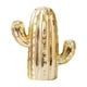 thumbnail image 4 of Alcancía de cactus, escultura de porcelana para ahorrar dinero, ideal para oficina y sala de estar. Oro, 4 of 9