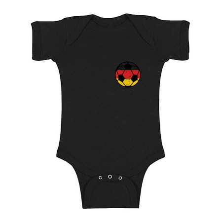 

Awkward Styles Germany Baby Bodysuit Short Sleeve German Soccer 2018 One Piece