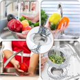 thumbnail image 2 of STARLIGHT- 2 Pcs 4.5" Kitchen Sink Strainer Stopper Stainless Steel Drain Basket Waste Plug, 2 of 6