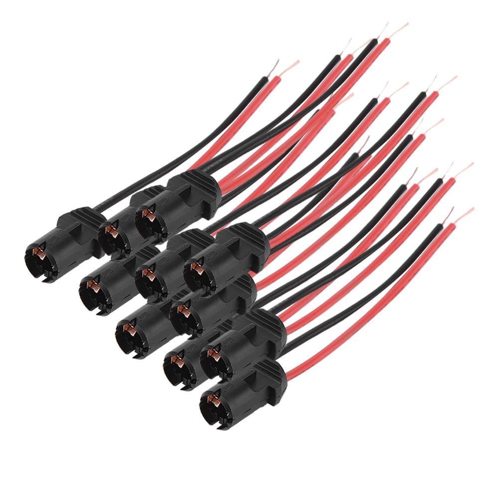OTVIAP Light Bulb Female Connector,Connector Lamp Holder,10pcs T10 Car