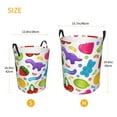 thumbnail image 2 of Large Laundry Basket with Handles - Gummy Candy Pattern Kids Baby Dirty Clothes Laundry Hamper for Bedroom Aesthetic, 2 of 5