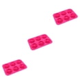 thumbnail image 3 of Wosthever Molde para rosquillas de 6 cavidades, bandeja antiadherente de silicona para hornear, resistente al calor, reutilizable, para hacer Type1 NO1, 3 of 6