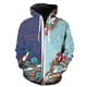 thumbnail image 1 of Sudadera con capucha y cremallera estilo nacional retro para hombre, unisex, con capucha, gran oferta 2024, ropa de calle, talla grande, para adolescentes., 1 of 6