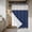 Blue, variant on Orange Morocco No Hook Shower Curtain Waterproof,Bathroom Curtains with Snap in Liners and See Through Top Window,Geometric Leaf Diamond Lattice Abstract Hotel Style Bathtub Curtains Shower 72"Wx78"L