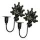 thumbnail image 3 of 2 candelabros de pared para velas de palo, decoración de pared de hierro, vaso para velas, ideal para fiestas de estilo rústico o aniversarios. Negro, 3 of 8