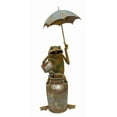 thumbnail image 3 of Home Decorative Frog with Umbrella Fountain 22"L x 53.75"H Iron, 3 of 3