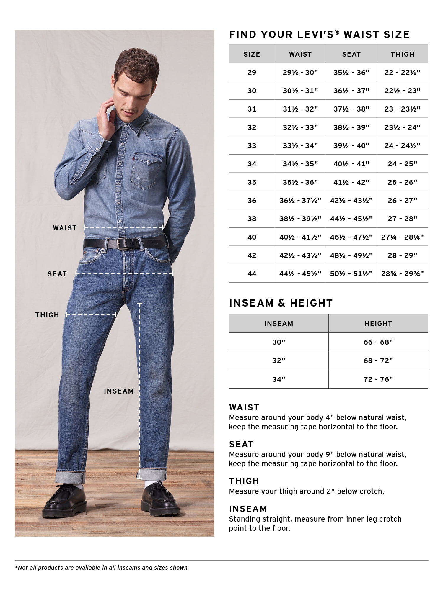 Levis Men's 505 Regular Fit Jeans - Walmart.com