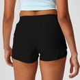thumbnail image 5 of Stamzod Running Shorts for Women Solid Gym Athletic Workout Shorts Elastic Waisted Sports Yoga Shorts Black C S, 5 of 5