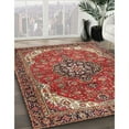 thumbnail image 2 of Ahgly Company Indoor Rectangle Traditional Red Medallion Area Rugs, 4' x 6', 2 of 6