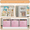 White+Pink, variant on Kids Bookshelf with 2 Storage Drawers, Front-Facing Childrens Bookcase and Toy Organizer, Multi-Tier Reading Shelf for Toddlers, Playroom, Bedroom, or Nursery - White