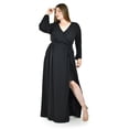 thumbnail image 1 of Vestido elegante de manga larga Roman Fashion /Tallas Extras, 2009 (Negro) negro 40, 1 of 6