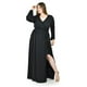 thumbnail image 1 of Vestido elegante de manga larga Roman Fashion /Tallas Extras, 2009 (Negro) negro 40, 1 of 6