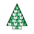 thumbnail image 2 of Cajas para calendario de adviento de Navidad Macarena 24 días Verde, 2 of 8