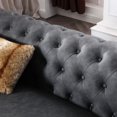 thumbnail image 4 of Chesterfield Sofa with Solid Rubber Wood Legs / 900lbs Load - Bearing Capacity for Safety, 4 of 5