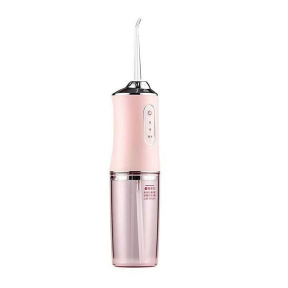 Vogacara Irrigador bucal Lavadora de Herramienta de hilo DC3.7V Tamaño compacto Ajustable Cuidado de la salud 80-120PSI Máquina de cuidado de los oídos Rosado Vogacara CE014704-01